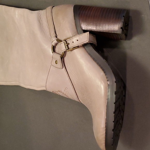 Ralph Lauren Boots Gray Leather.  Sz. 6.5B - Picture 4 of 12